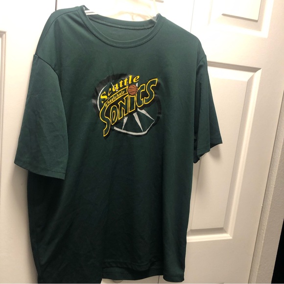 sport tek Seattle Wheelchair Sonic  Men’s Green Yellow T-Shirt Size 2XL - Picture 5 of 13